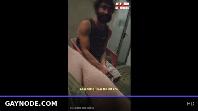 Straight Hairy Portuguese Guy with Big Dick Gets His First Gay Blowjob Experience