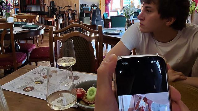 Dinner with a Porn Star Leads to Deepthroat Action and Ass Destruction