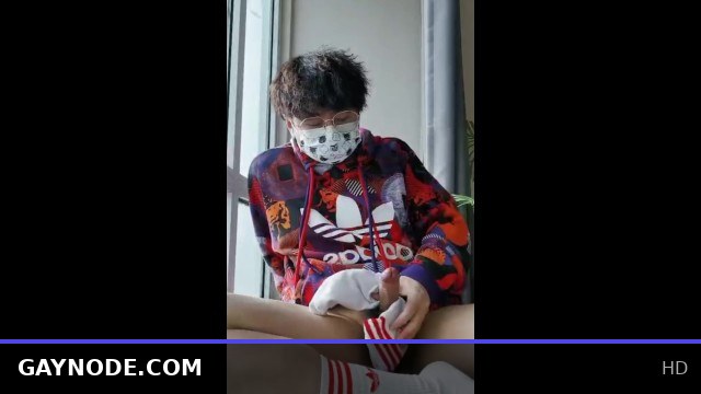 Adorable High School Boy Gets Hooked on Hands-On Fun on the Balcony