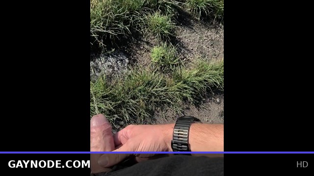 Twink Jerks Off and Pisses Wild in the Middle of Open Fields