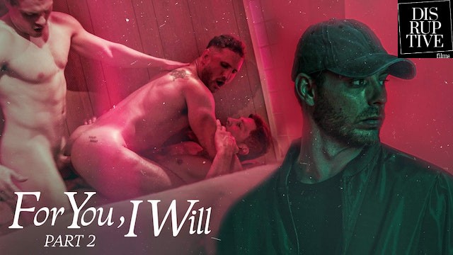 Carter Woods Trails Crush to Bathhouse for Wild DP Threesome Action