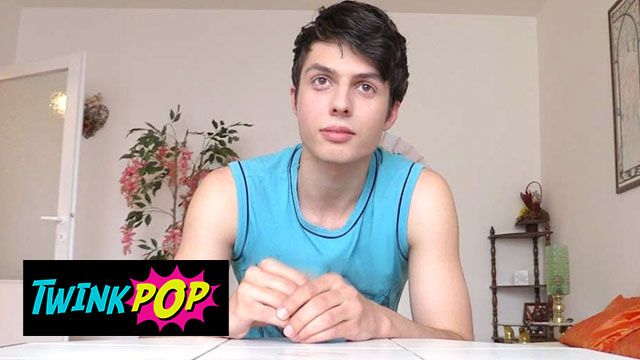 TWINKPOP - Straight Guy Short on Cash Pays Up with a Hard and Memorable Bukkake Repayment