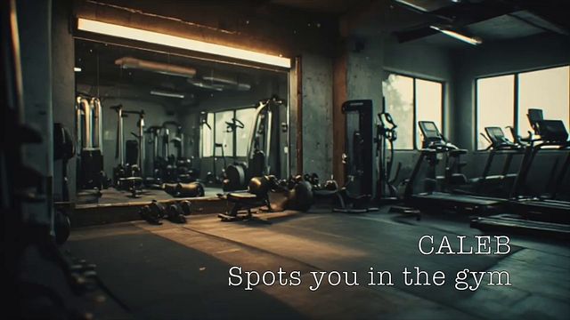 CALEB Catches You at the Gym in Steamy Straight Bro POV Audio Session
