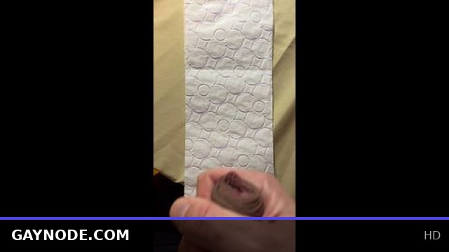 Earl Smile Delivers Massive Cumshot and Loads Toilet Paper Hardcore