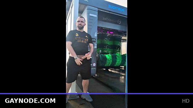 Twink Car Wash Delight with Steamy Cum Play