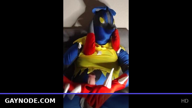 Zentai Larcaro Solo Masturbation Session