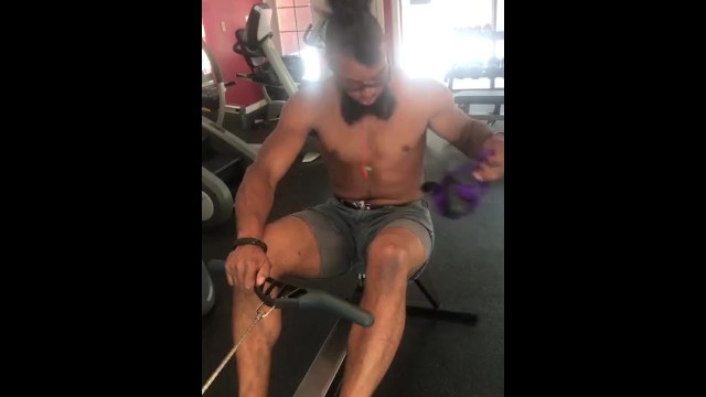 Twink Workout: Intense Rowing Machine Session Part One with Hot Young Guy