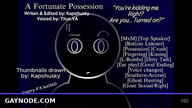 Gay ASMR: Your Crush Possessed by a Spirit Turns Into a Horny Lover