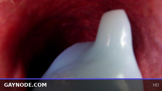 Internal View of Large Bad Dragon Rex Fucking and Cumming in My Ass Twice