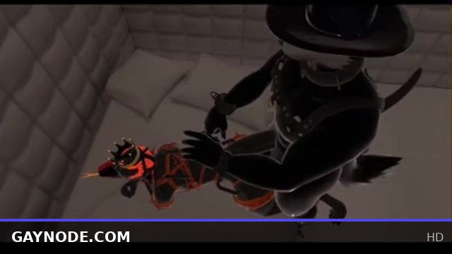 Wolf fucks latex drone snake in wild hardcore encounter