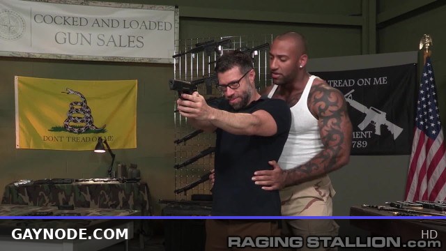 RagingStallion Rugged Hairy Twinks in Interracial Straight Action