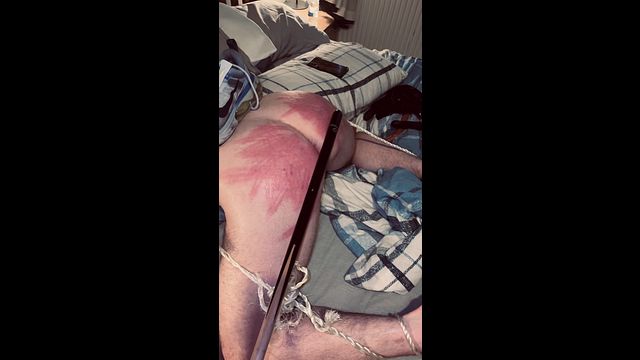 Bondage spanking
