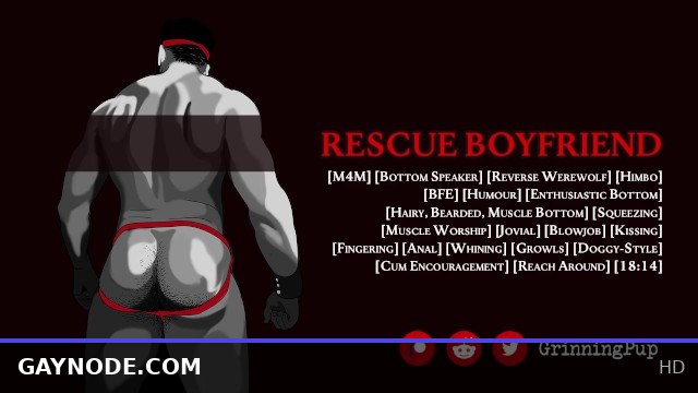 Audio-Enhanced Reverse Werewolf Boyfriend Transformation Fantasy
