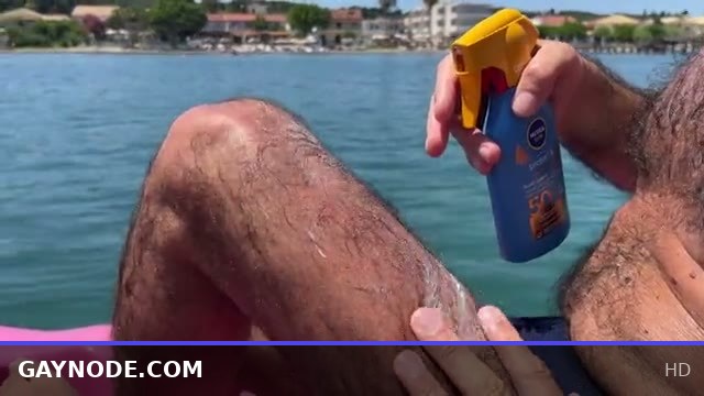 Earl Smile Flashes His Cock on a Sea Pedal Boat in Public Exposure Thrill