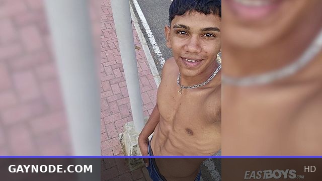 Super cute latino boy with abs and big dick