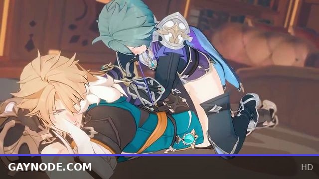 Lohen fucks Varka - Genshin Impact Yaoi Animation