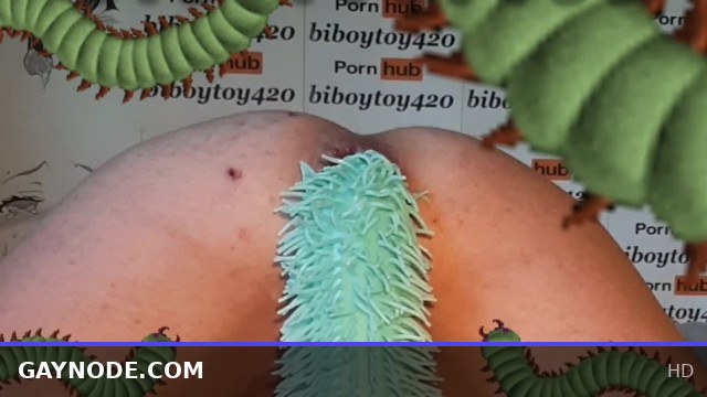 Anal centipede crawling in and out,hentai parody.(halloween fun)
