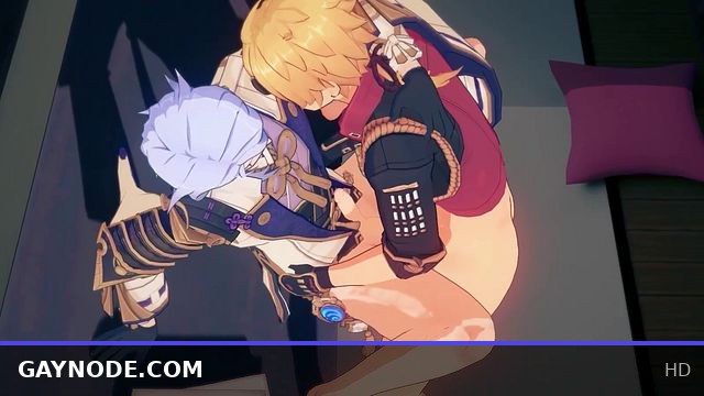 Thoma fucks Ayato - Genshin Impact Hentai Animation  Yaoi