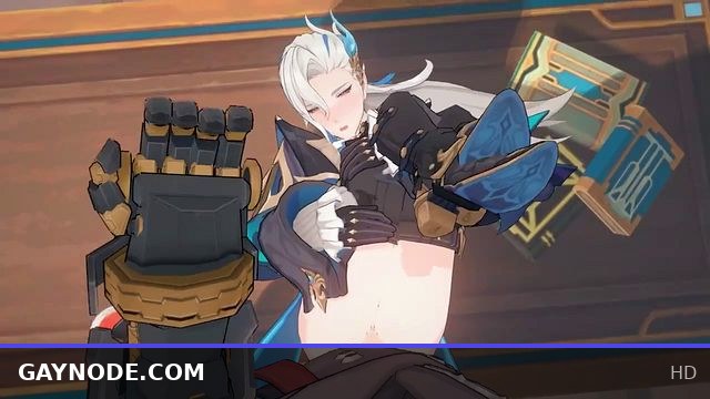wriothesley x neuvillette POV -  Genshin Impact Yaoi R34 Animation