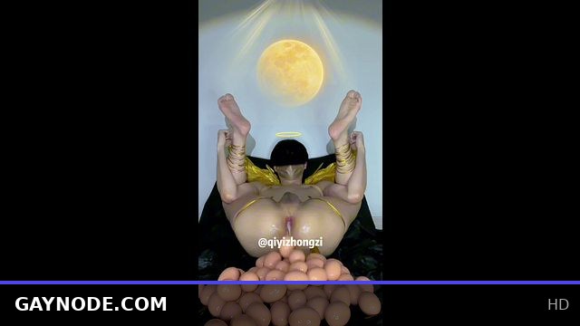 Angel Twink Laying 100Eggs