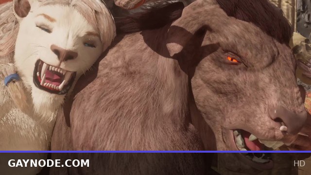 Big Lion Cums Inside Minotaur Grok | (Furry Gay Sex) | Wild Life Furries