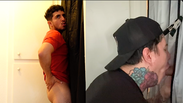 Straight Guy's First Encounter at the Gloryhole