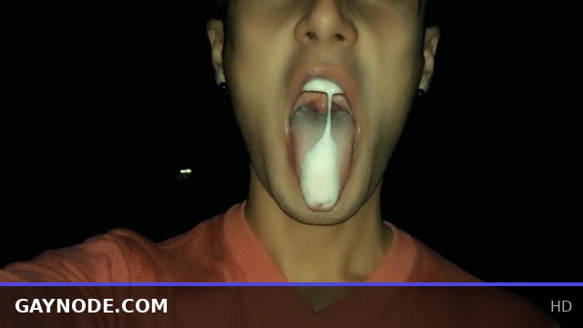 Friends Chew and Blow Bubbles of Cum in Public Playful Fun