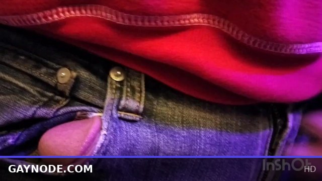 Hot twink’s hard cock bursts out of tight pants in steamy encounter