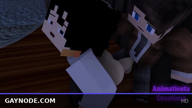 Intense Office Fuck with My Boss in Minecraft Gay Sex Mod Animation